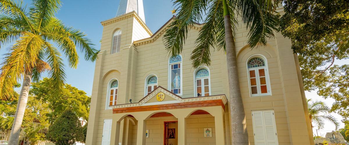 Saint Mary Star of the Sea which includes a church or cathedral