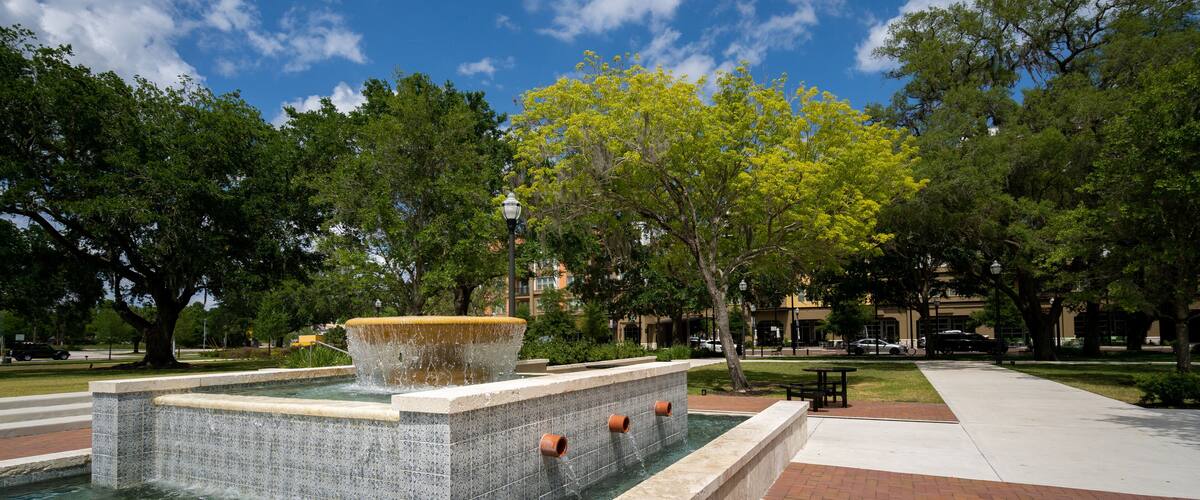 Independence Square Downtown Maitland, a suburb of Metro Orlando, Florida