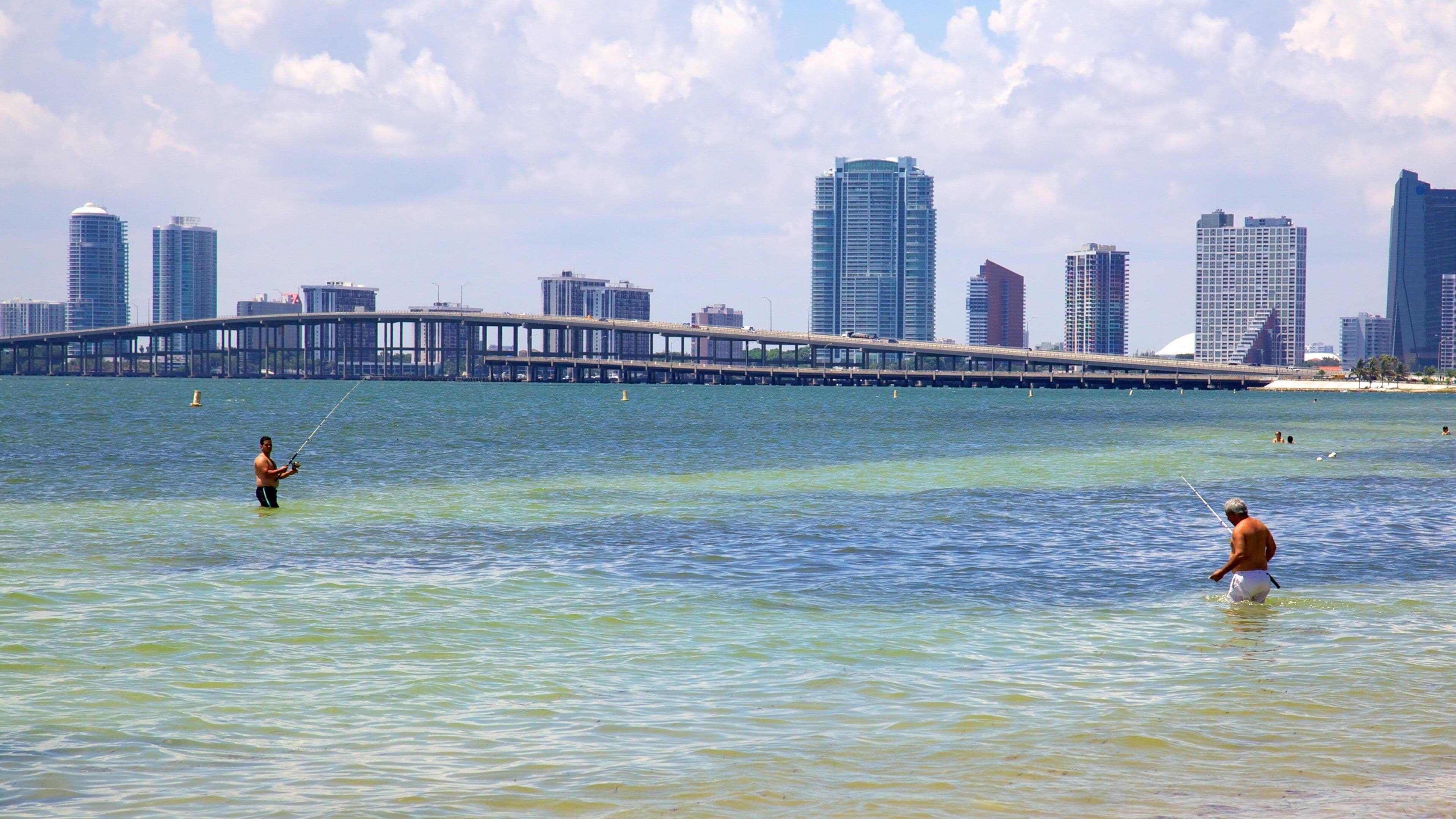 Miami featuring a bridge, general coastal views and fishing