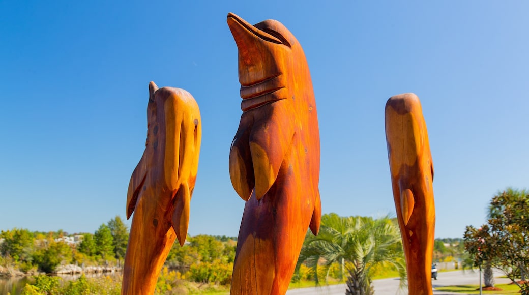 Bayou View which includes outdoor art