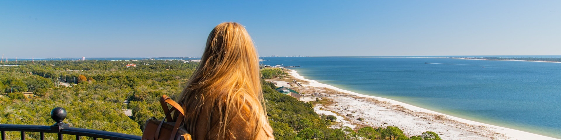 Florida Panhandle featuring general coastal views and views as well as an individual femail