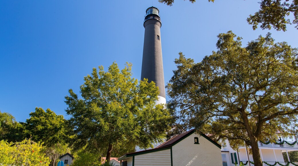 Pensacola Lighthouse Museum featuring a lighthouse