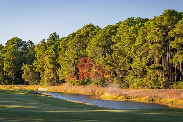 Emerald Bay Golf Club which includes a river or creek and tranquil scenes