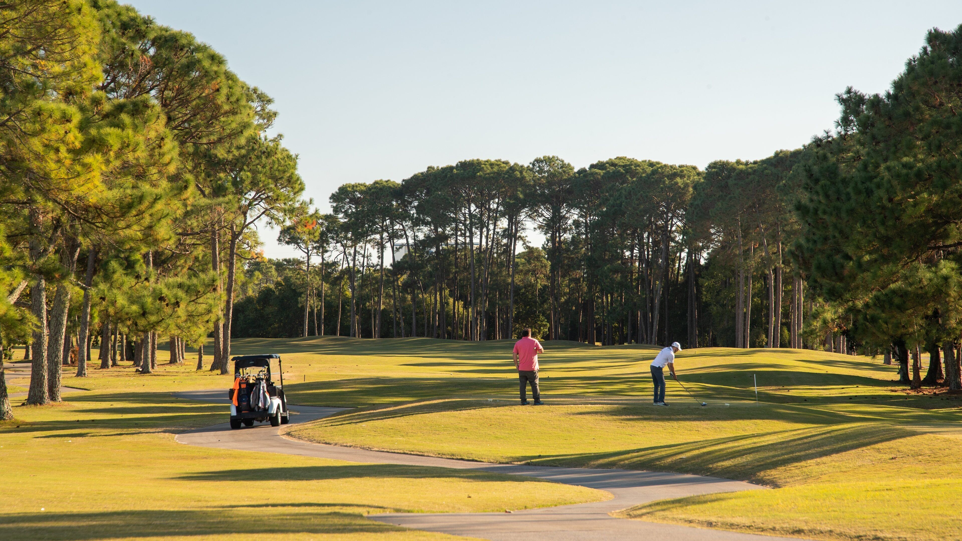 Emerald Bay Golf Club featuring golf as well as a couple