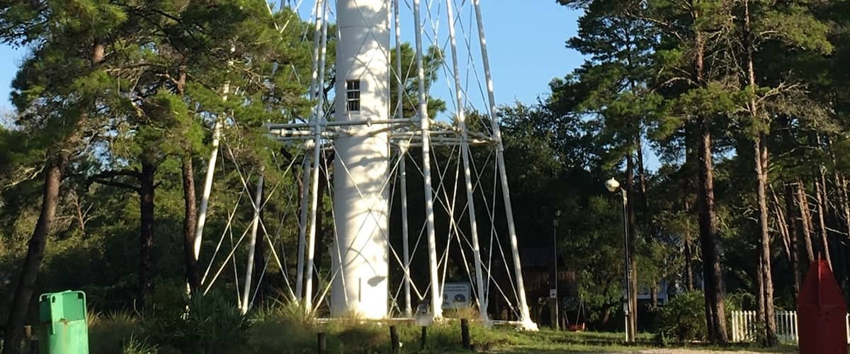 Stopped in the Panhandle at Crooked River Lighthouse at the end of our cross country trip to South Dakota, Wyoming, Montana, and Colorado.