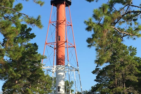 Stopped in the Panhandle at Crooked River Lighthouse at the end of our cross country trip to South Dakota, Wyoming, Montana, and Colorado.