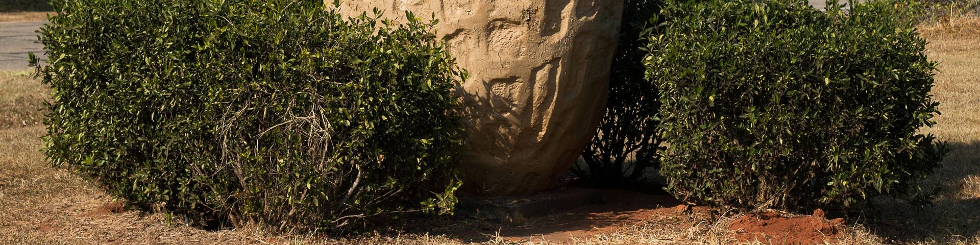 Giant peanut outside of Plains, Georgia