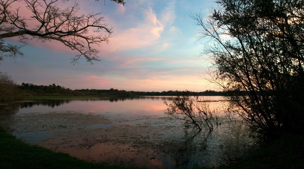 Secret Lake park at sunset in Casselberry Florida