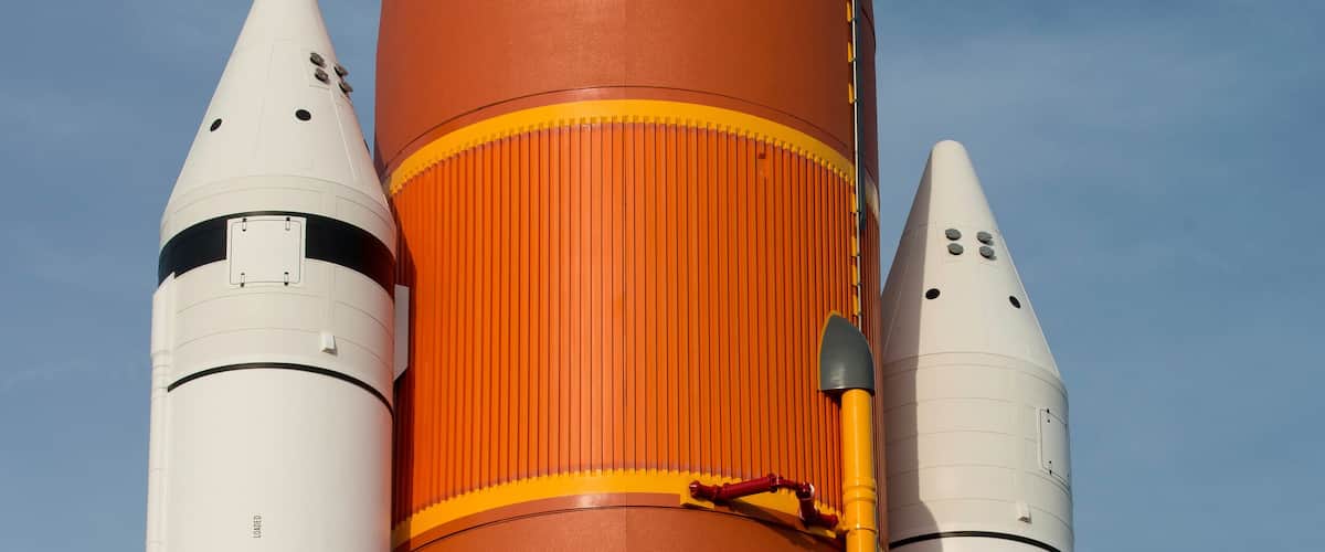 Fusée de la navette spatiale, base de lancement, Cape Canaveral, Nasa, Kennedy Space Center, Florise, Etats Unis, USA