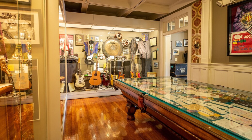 The Allman Brothers Band Museum at the Big House which includes interior views