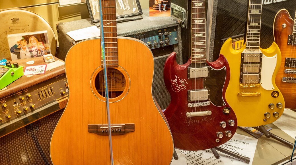 The Allman Brothers Band Museum at the Big House which includes interior views