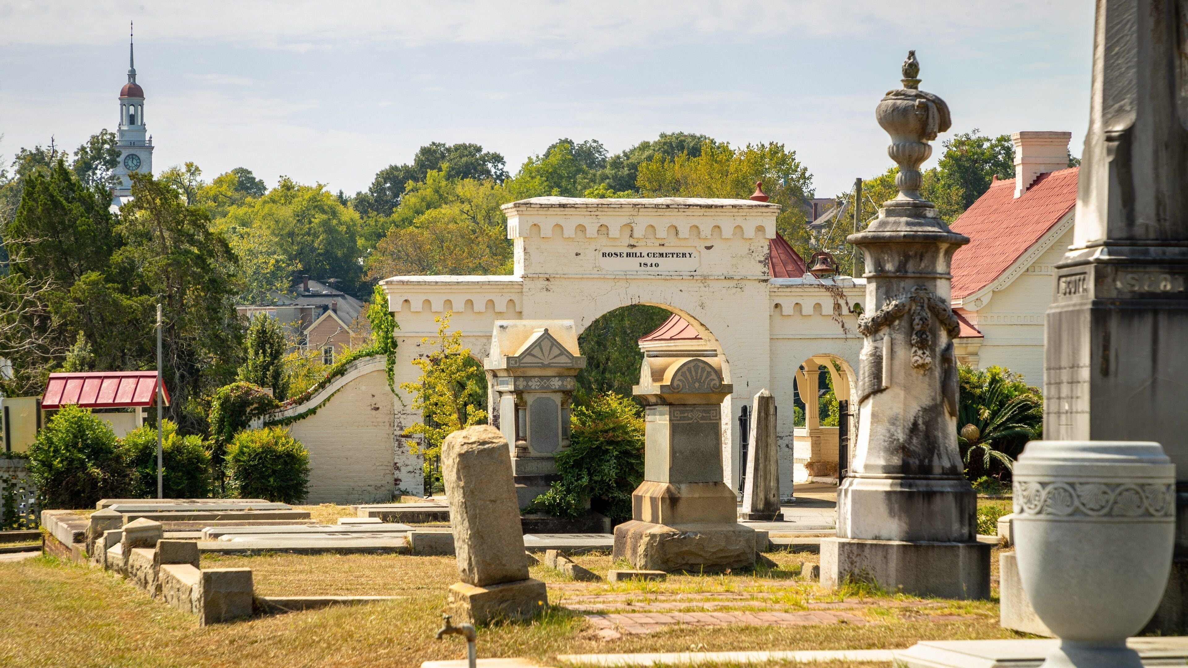 Rose Hill Cemetery which includes a cemetery