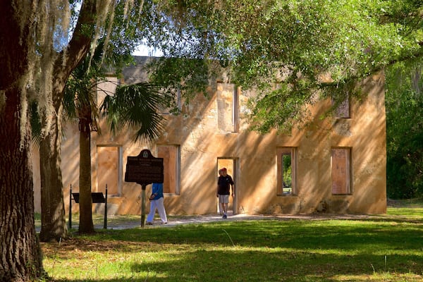 Horton House which includes building ruins, heritage elements and a park