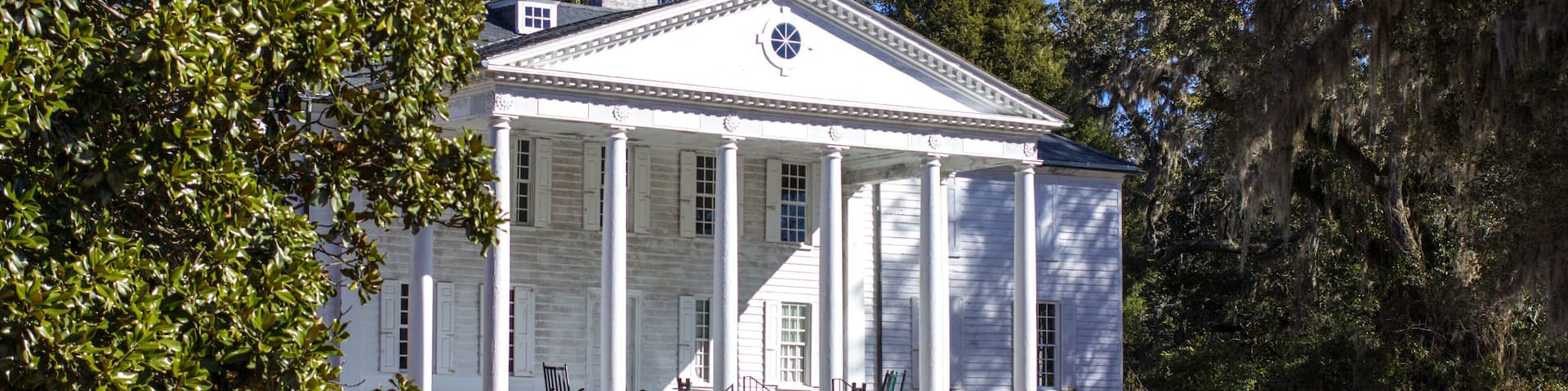 The historic Hampton Plantation near Charleston, SC is a state owned landmark and the centerpiece of the Hampton Plantation state historic site.