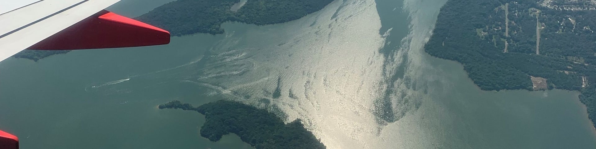 A view from the flight home