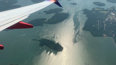 A view from the flight home