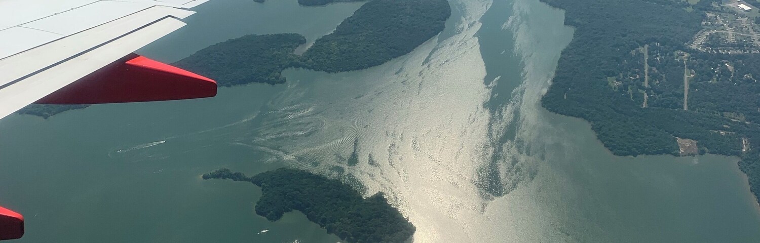 A view from the flight home