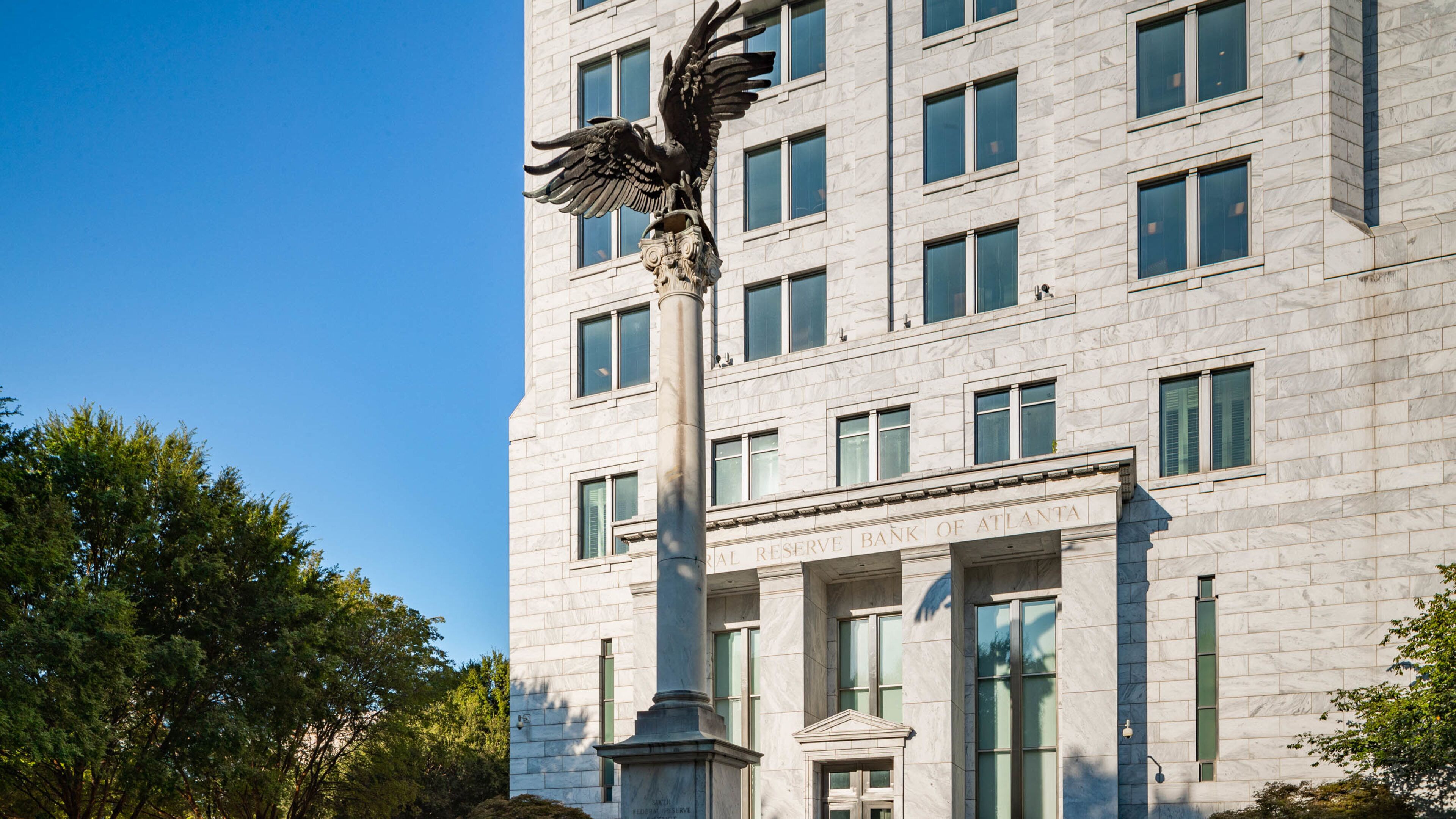 Federal Reserve Bank of Atlanta featuring a statue or sculpture
