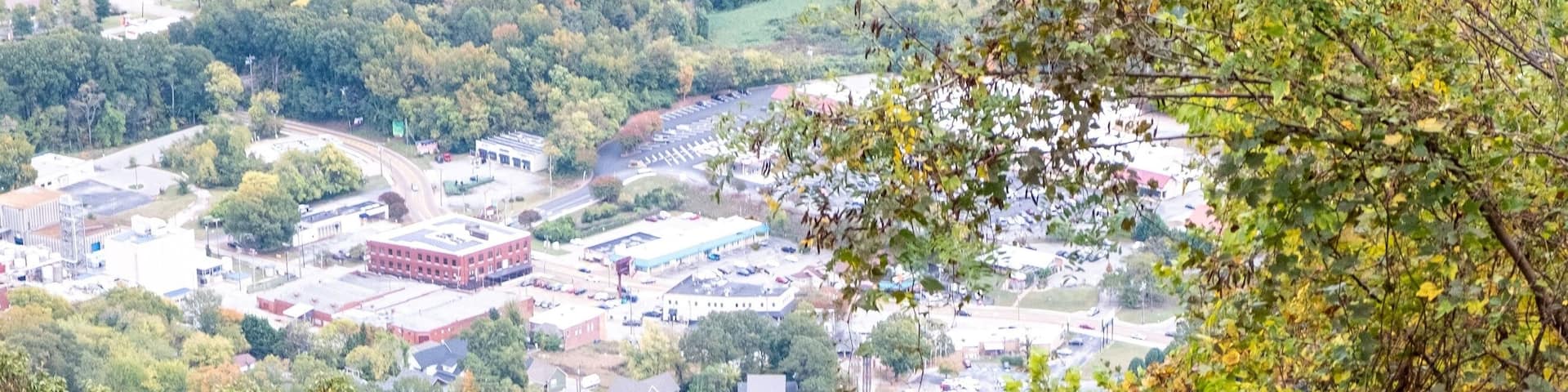 Funicular incline railway, up and down the side of Lookout Mountain in Chattanooga, Tennessee