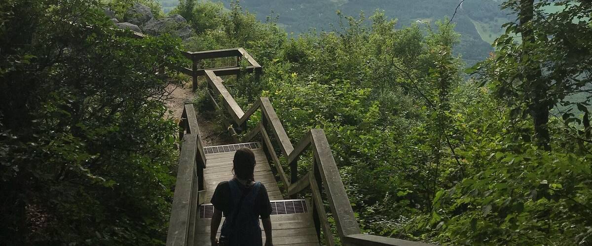 Sunset at Fort Mountain State Park. A quick little hike with plenty of stairs!
