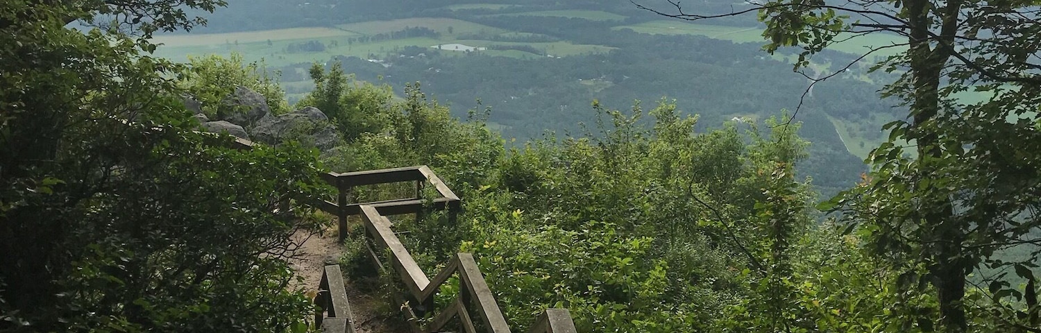 Sunset at Fort Mountain State Park. A quick little hike with plenty of stairs!