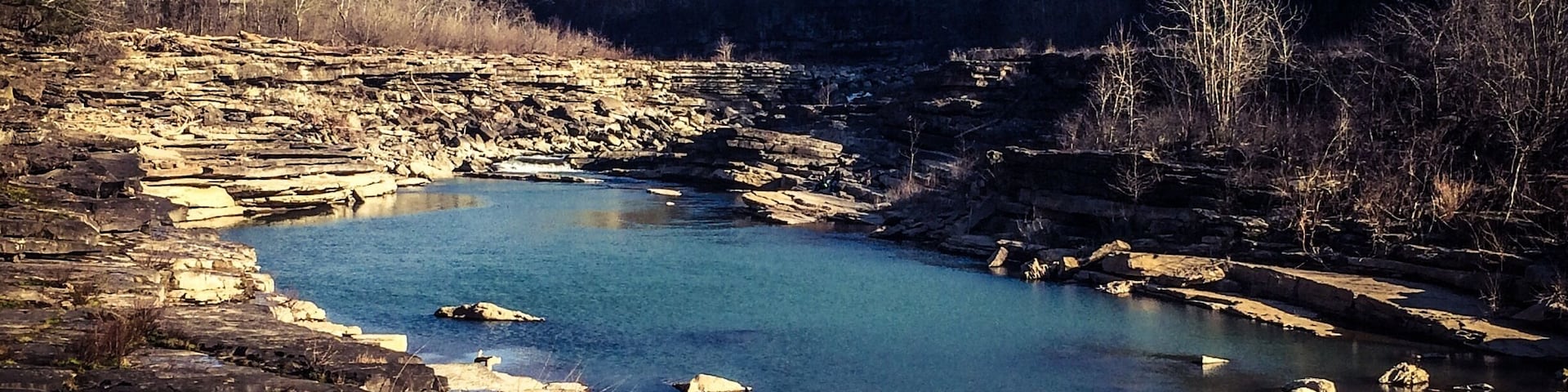 The Blue Hole....I've been amazed at the beauty I continue to find in TN, not that I didn't think the state was beautiful to start with, but you never imagine what you find in these state parks. Part of the Cumberland Plateau, Rock Island is framed by waterfalls and gorgeous rock formations. A perfect all day place to explore and relax as well. A word of caution, a dam is located within this park and dangerous waters are present at times.