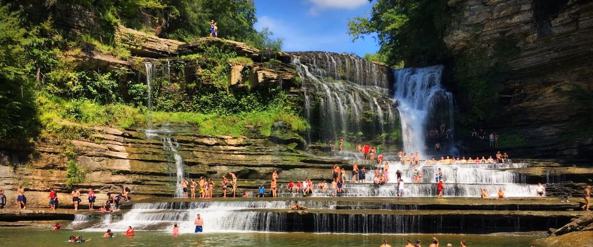 Cummings Falls. A well known swimming hole in Middle Tennessee. #springfun