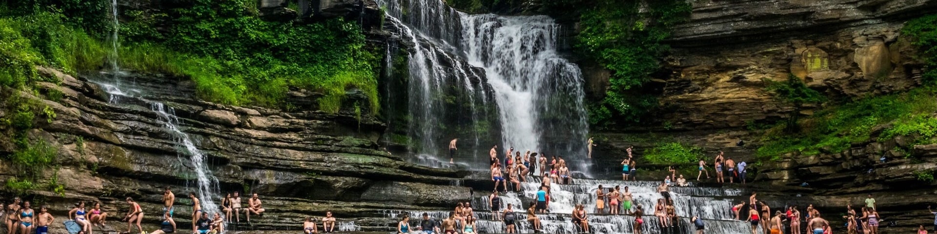 Cummins Falls is formed on the Eastern Highland Rim and has been a favorite scenic spot and swimming hole for residents. #hiking