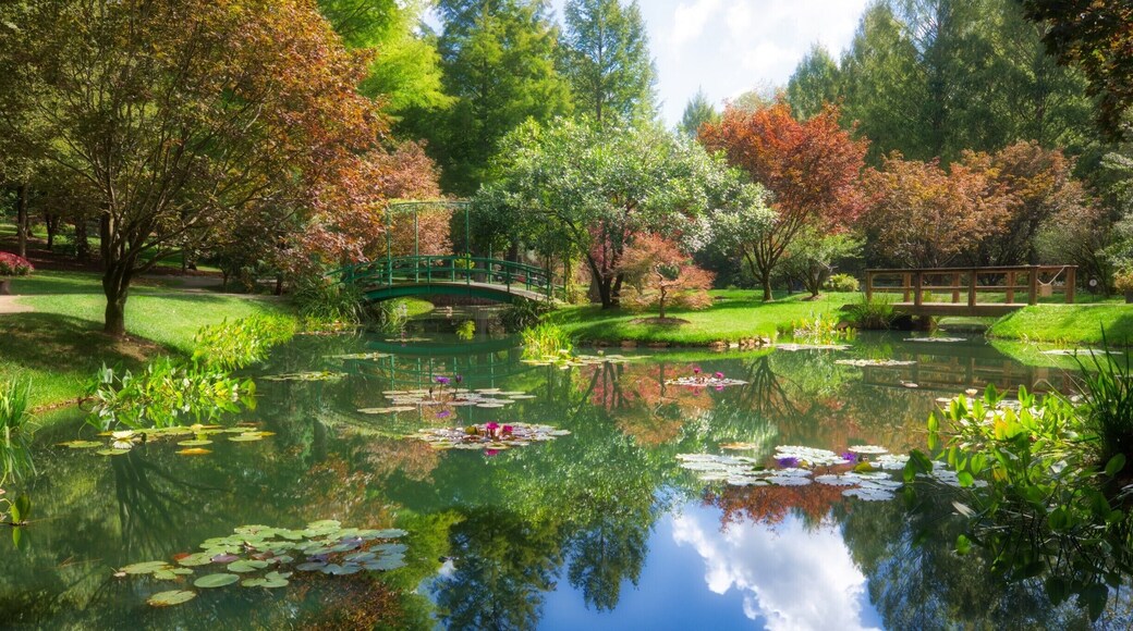 Gibbs Gardens is one of my favorite places to photograph near Atlanta. This HDR shot is during a sunny day in October.
