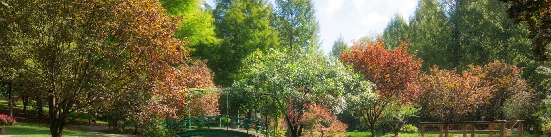 Gibbs Gardens is one of my favorite places to photograph near Atlanta. This HDR shot is during a sunny day in October.