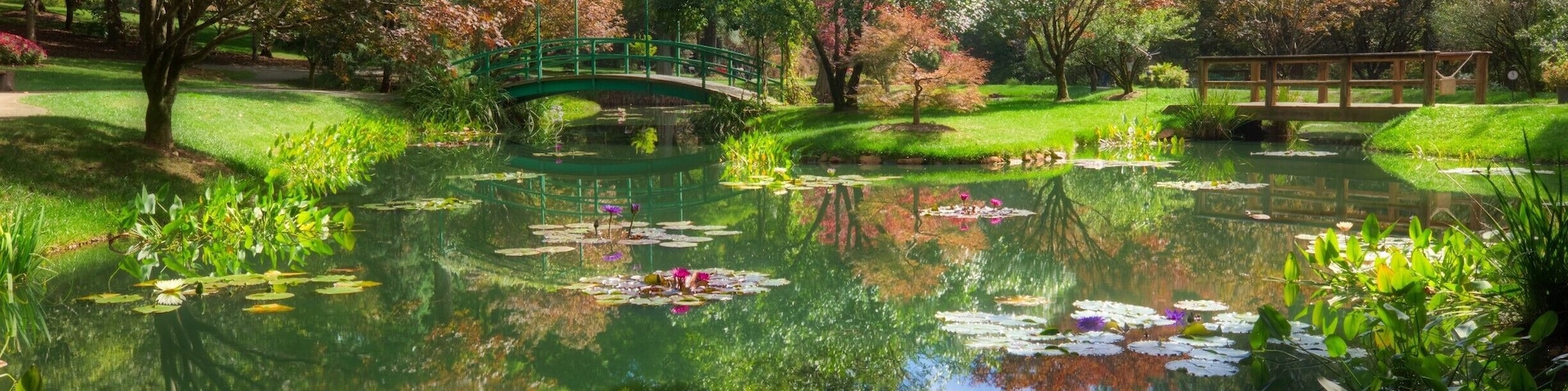 Gibbs Gardens is one of my favorite places to photograph near Atlanta. This HDR shot is during a sunny day in October.