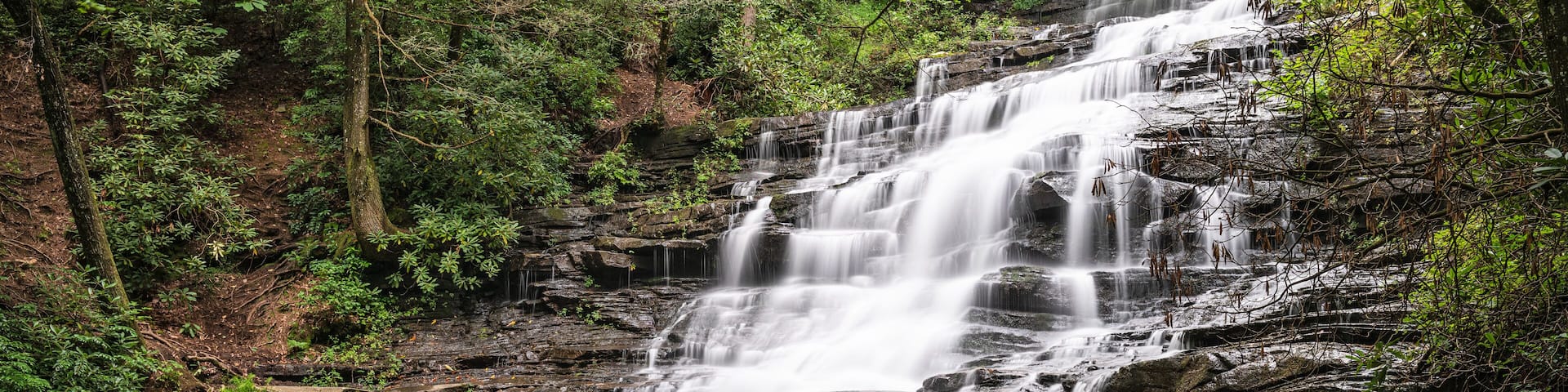 Panther Falls in Rabun County, Georgia