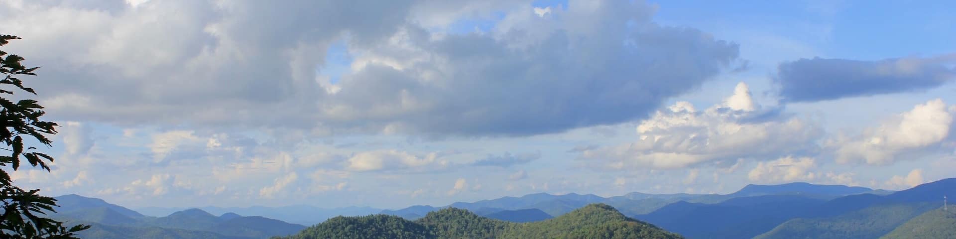 Black Rock Mountain State Park, Georgia's highest State Park. This view is looking north towards North Carolina.