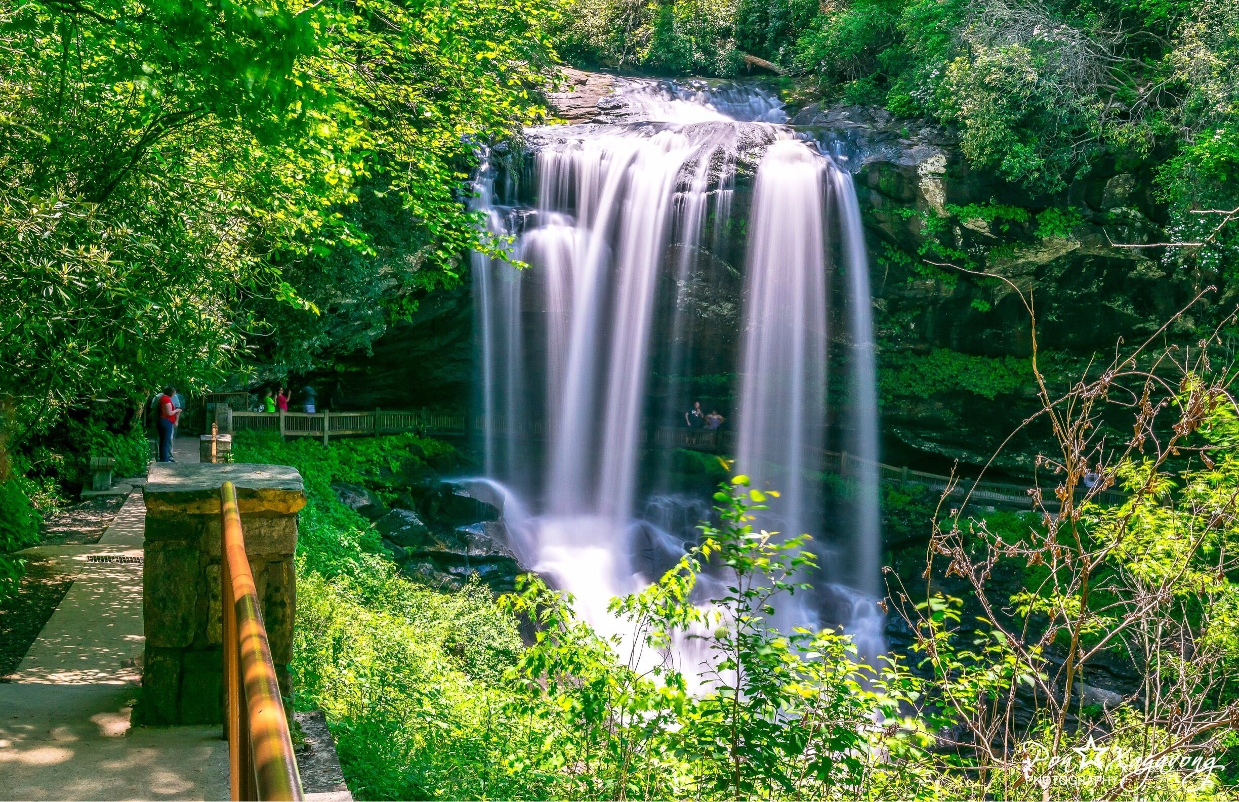 A must visit waterfalls. Easy hike from the parking lot and enjoy the view from behind the waterfall 