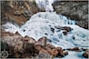Cullasaja Falls, outside of Highlands NC, and 90% frozen over from the big freeze December 2017.