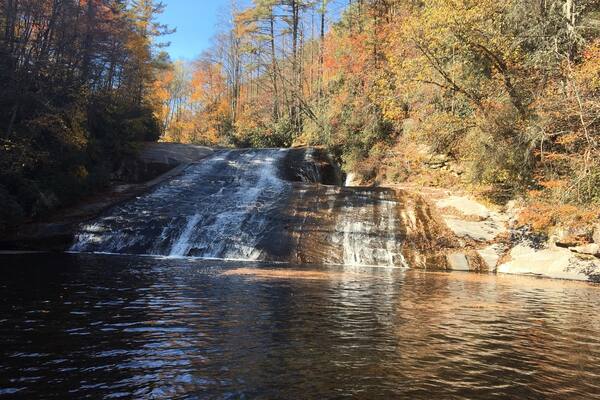 Drift falls. Hidden at the end of Rainbow Falls Trail