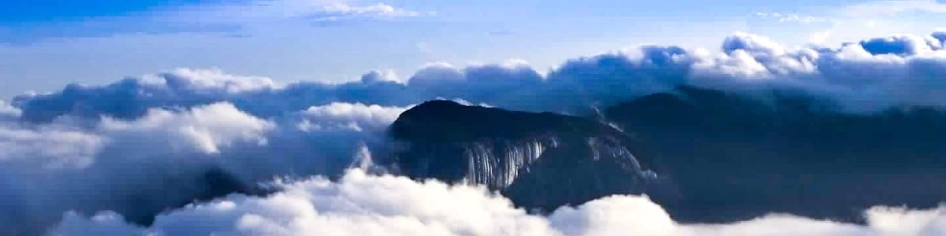The view from Caesars Head after a storm