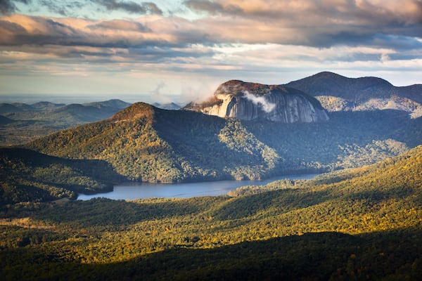 Table Rock State Park South Carolina Blue Ridge Mountains Landscape sunrise morning scenic photography