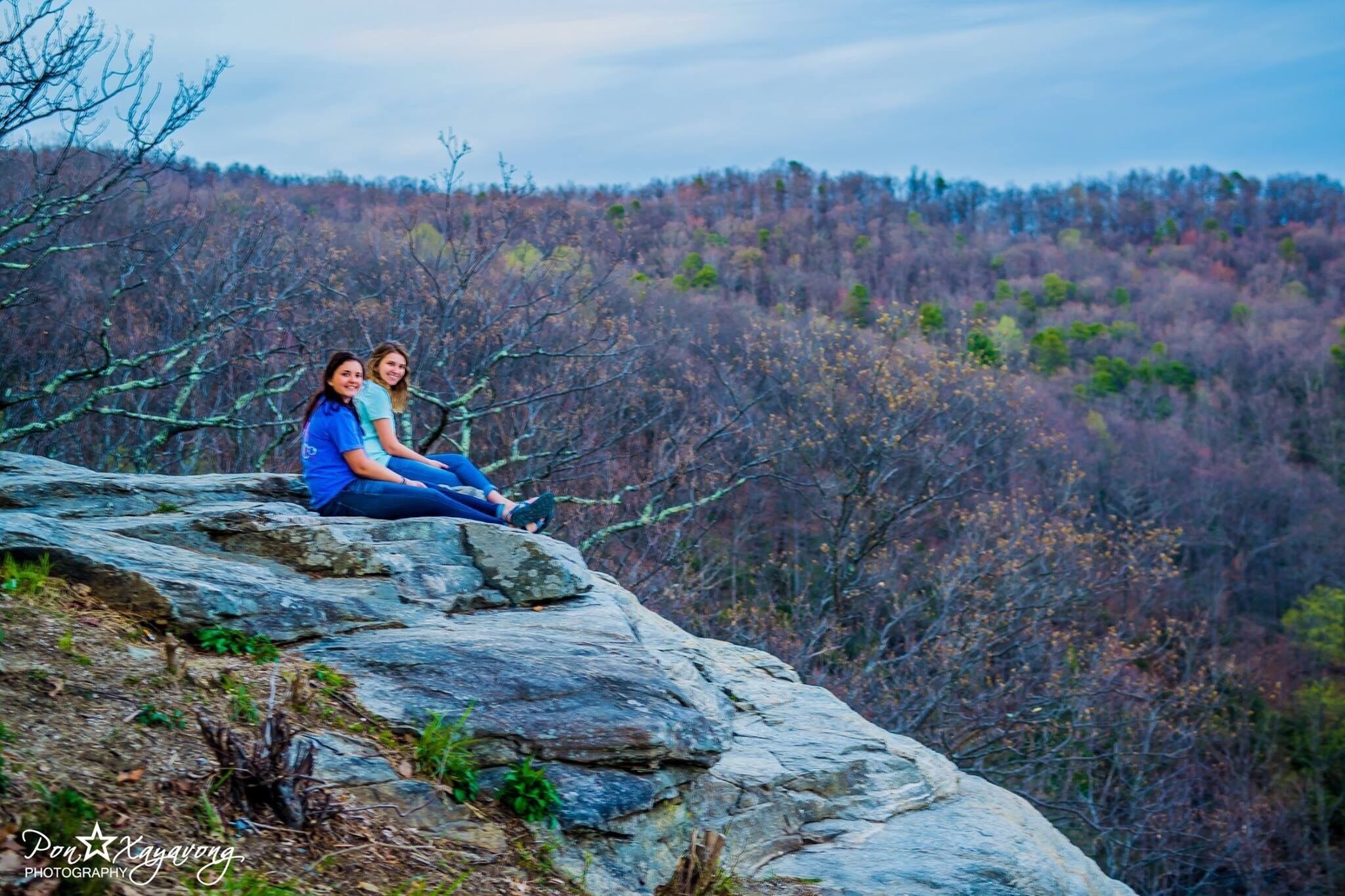 Nice little rocky area to sit down and relax and watch the sunset or sunrise. This area is in front of the cross 