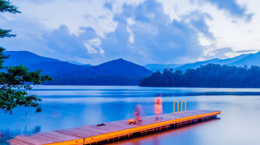 lake santeetlah in great smoky mountains