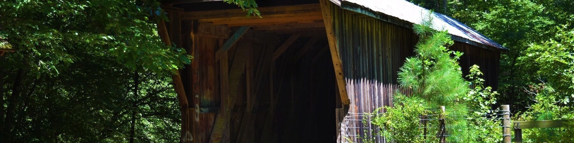 One of only two covered bridges left in North Carolina. #TakeAHike