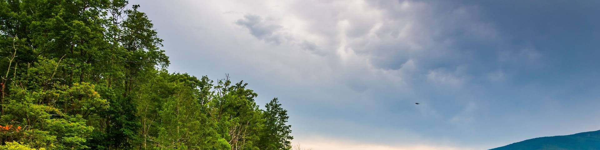 Julian Price Lake, along the Blue Ridge Parkway in North Carolin