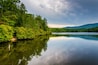 Julian Price Lake, along the Blue Ridge Parkway in North Carolin
