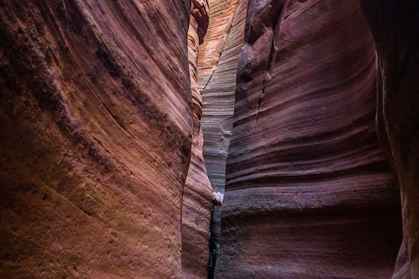 Fat Man's Misery Canyon in Utah