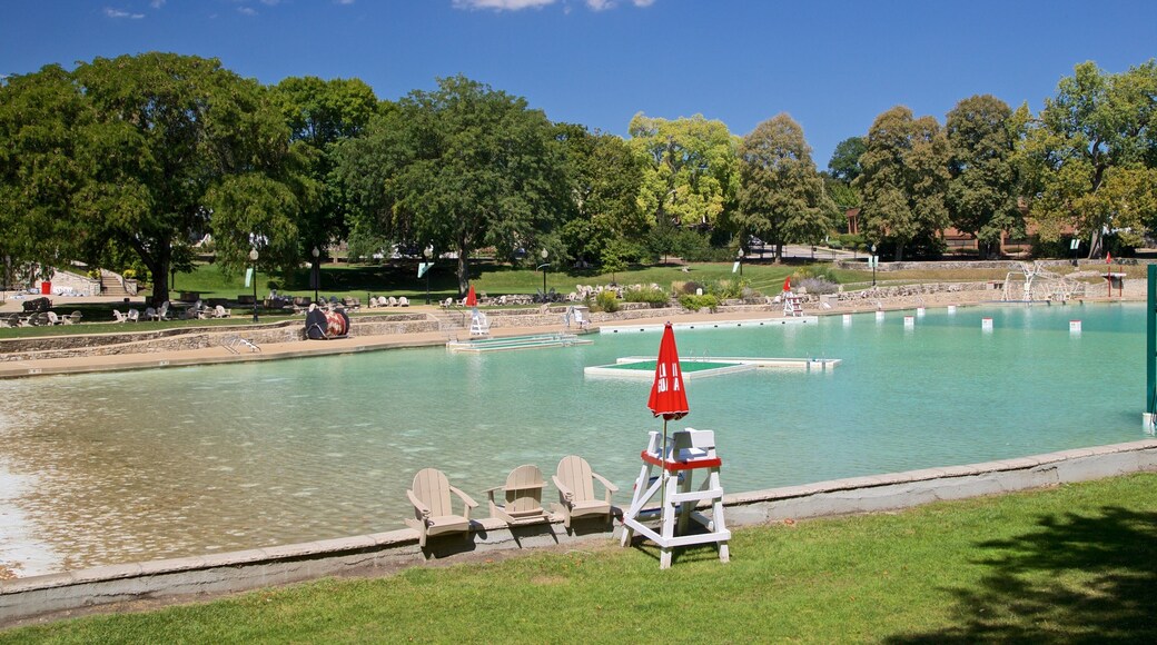 Centennial Beach which includes a pool