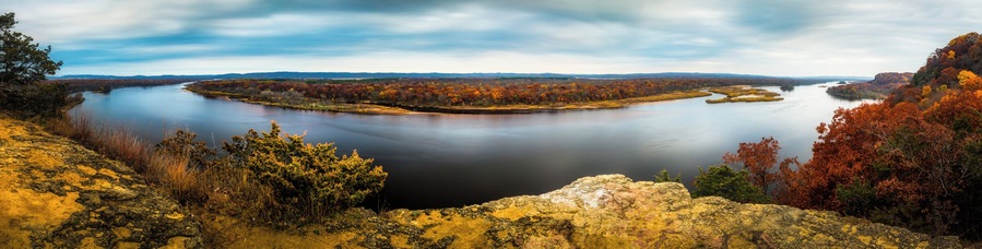 500px Photo ID: 91509355 - The Wisconsin River from Ferry Bluff