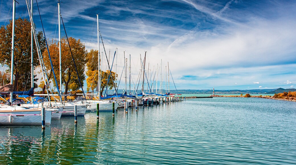 Port of Balatonfoldvar, Hungary.
