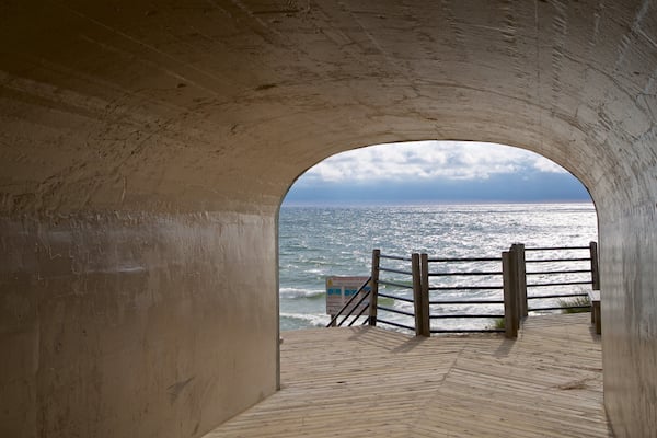 Tunnel Park showing general coastal views