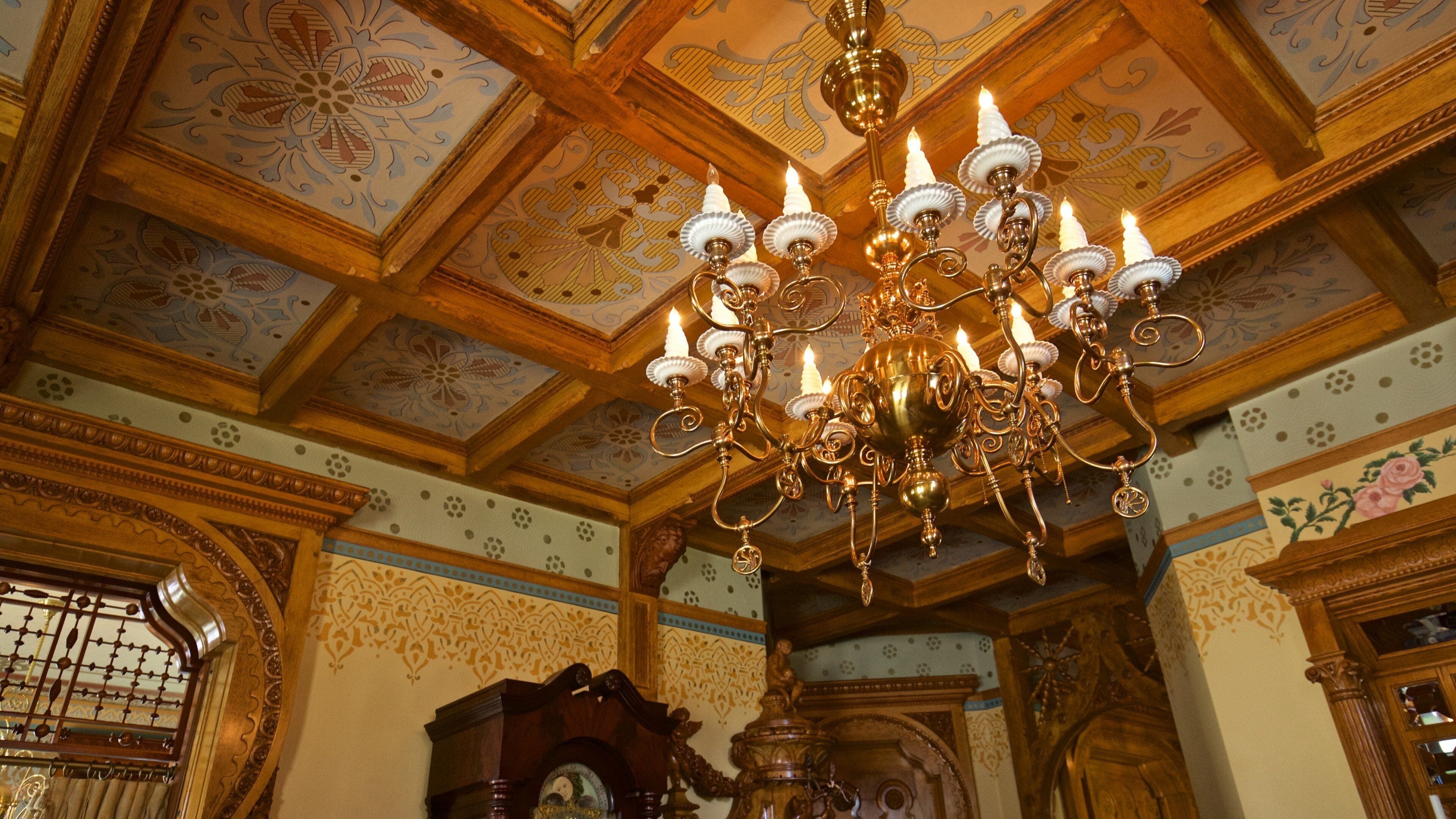 Hackley and Hume Historic Site 을 보여주는 실내 전경 과 문화유산 요소