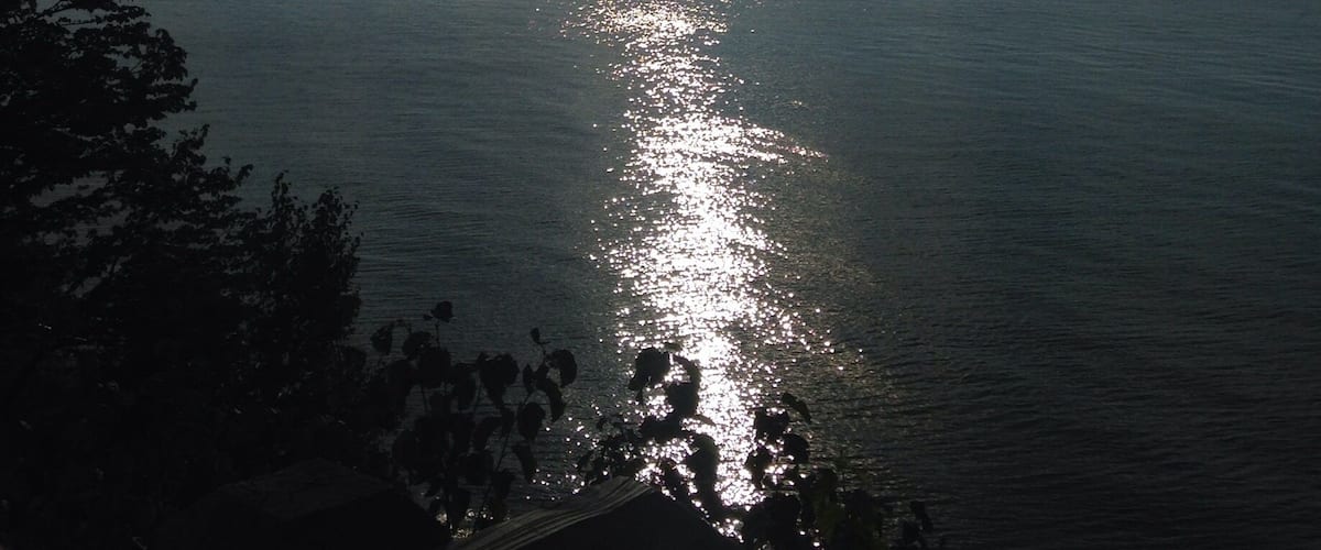 From a bluff high above Lake Michigan. From this point north is some beautiful shoreline.